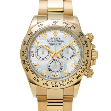 ロレックス コスモグラフ デイトナ 116508NG ホワイトシェル/ダイヤモンド メンズ 時計 【中古】【wristwatch】