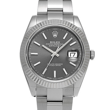 ロレックス デイトジャスト 41 126334 スレート メンズ 時計 【中古】【wristwatch】