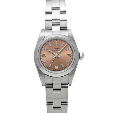 ロレックス オイスターパーペチュアル 76080 ピンク レディース 時計 【中古】【wristwatch】