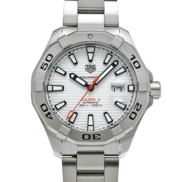 タグ ホイヤー アクアレーサー キャリバー5 WAY2013.BA0927 ホワイト メンズ 時計 【中古】【wristwatch】