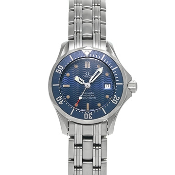 オメガ シーマスター 300 2583.80 ブルー レディース 時計 【中古】【wristwatch】
