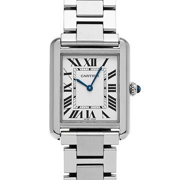 カルティエ タンク ソロ SM W5200013 シルバー レディース 時計 【中古】【wristwatch】