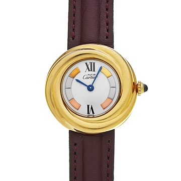 カルティエ トリニティ W1010644 ホワイト レディース 時計 【中古】【wristwatch】