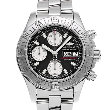 ブライトリング クロノ スーパーオーシャン A111B00PRS ブラック/シルバー メンズ 時計 【中古】【wristwatch】