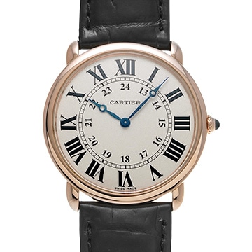 カルティエ ロンド ルイ カルティエ LM W6800251 シルバー メンズ 時計 【中古】【wristwatch】