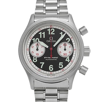 オメガ ダイナミック クロノグラフ タルガ・フローリオ 5241.51 ブラック/シルバー メンズ 時計 【中古】【wristwatch】