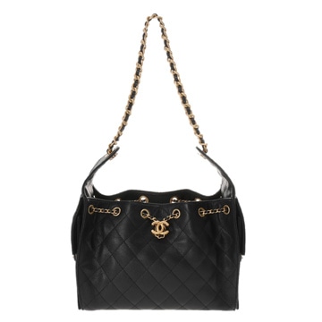 シャネル CHANEL25 スモールハンドバッグ ブラック AS5293 グレインドカーフスキン レディース バッグ 【新品】【bag】