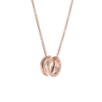 ブルガリ B.ZERO1 レジェンド ネックレス ゴールド K18ピンクゴールド PG ユニセックス ジュエリー 【中古】【jewelry】