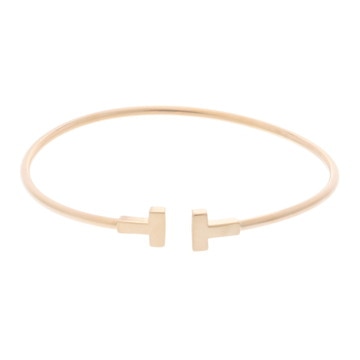 ティファニー Tワイヤー ナロー ブレスレット ゴールド K18イエローゴールド YG レディース ジュエリー 【中古】【jewelry】