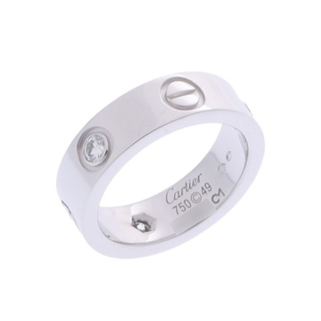 カルティエ ラブリング #49 3PD シルバー B4032549 K18ホワイトゴールド WG レディース ジュエリー 【中古】【jewelry】
