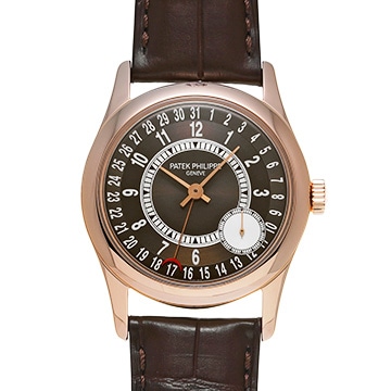 パテック フィリップ カラトラバ 6000R-001 ブラウン メンズ 時計 【中古】【wristwatch】