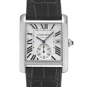 カルティエ タンク MC W5330003 シルバー メンズ 時計 【中古】【wristwatch】