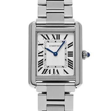 カルティエ タンク ソロ SM W5200013 シルバー レディース 時計 【中古】【wristwatch】