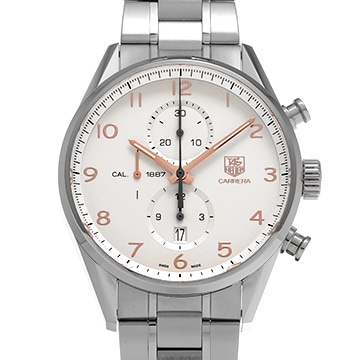 タグ ホイヤー カレラ キャリバー1887 クロノグラフ CAR2012.BA0796 シルバー メンズ 時計 【中古】【wristwatch】