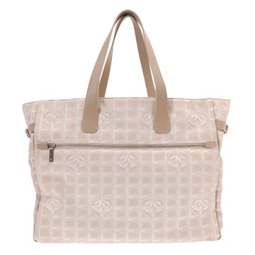 シャネル ニュートラベル トート TGM ベージュ A15826 ナイロン レディース バッグ 【中古】【bag】