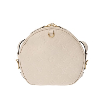 ルイ ヴィトン モノグラムアンプラント ボワットシャポー スープル クレーム M45276 レザー レディース バッグ 【中古】【bag】