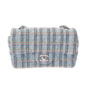 シャネル ミニフラップバッグ 20 マルチカラー A69900 ツイード レディース バッグ 【中古】【bag】
