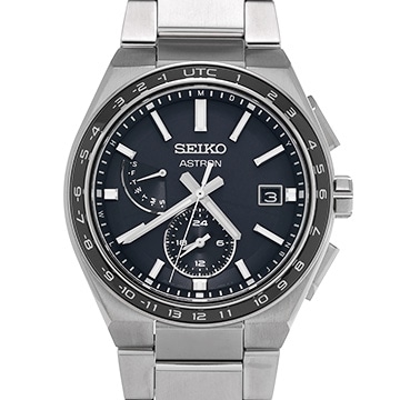 セイコー アストロン ネクスター SBXY039 ブラック メンズ 時計 【中古】【wristwatch】