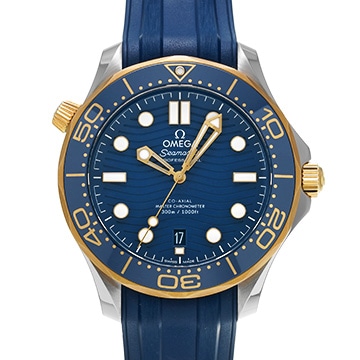 オメガ シーマスター ダイバー 300 マスタークロノメーター 210.22.42.20.03.001 ブルー メンズ 時計 【中古】【wristwatch】