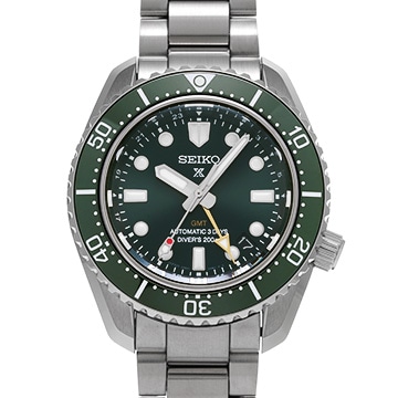 セイコー プロスペックス ダイバースキューバ 1968 メカニカルダイバーズ 現代デザイン GMT SBEJ009 グリーン メンズ 時計 【中古】【wristwatch】