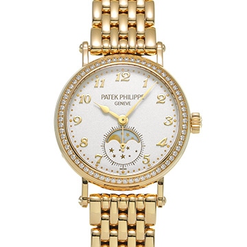 パテック フィリップ コンプリケーション ムーンフェイズ 7121/1J-001 クリーム・グレイン レディース 時計 【中古】【wristwatch】