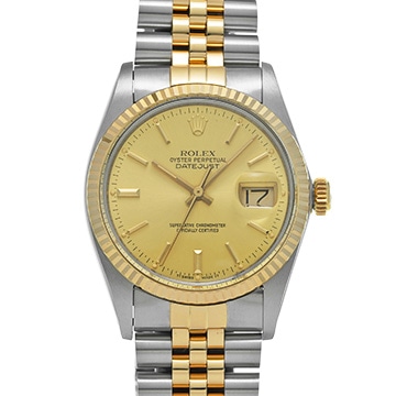ロレックス デイトジャスト 16013 シャンパン メンズ 時計 【中古】【wristwatch】