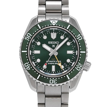 セイコー プロスペックス ダイバースキューバ 1968 メカニカルダイバーズ 現代デザイン GMT SBEJ009 グリーン メンズ 時計 【中古】【wristwatch】