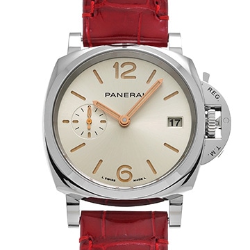 パネライ ルミノール ドゥエ 3デイズ オートマティック アッチャイオ PAM01248 アイボリー メンズ 時計 【中古】【wristwatch】