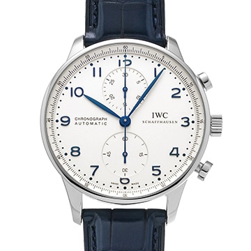 IWC ポルトギーゼ クロノグラフ IW371446 シルバー メンズ 時計 【中古】【wristwatch】