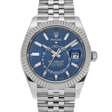 ロレックス スカイドゥエラー 326934 ブライトブルー メンズ 時計 【中古】【wristwatch】