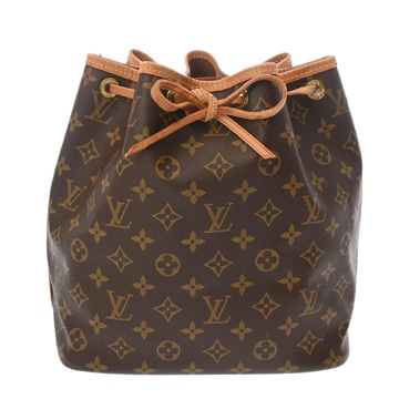 ルイ ヴィトン モノグラム プチノエ ブラウン M42226 モノグラムキャンバス レディース バッグ 【中古】【bag】