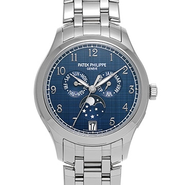 パテック フィリップ コンプリケーション アニュアルカレンダー ムーンフェイズ 4947/1A-001 ミッドナイトブルー メンズ 時計 【中古】【wristwatch】