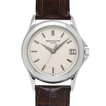 パテック フィリップ カラトラバ 5107G-001 シルバー メンズ 時計 【中古】【wristwatch】