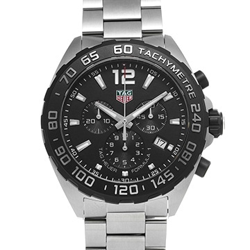 タグ ホイヤー フォーミュラ1 クォーツ クロノグラフ CAZ1010.BA0842 ブラック メンズ 時計 【中古】【wristwatch】
