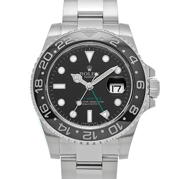 ロレックス GMTマスターII 116710LN ブラック メンズ 時計 【中古】【wristwatch】