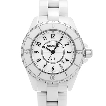 シャネル J12 33MM H0968 ホワイト レディース 時計 【中古】【wristwatch】