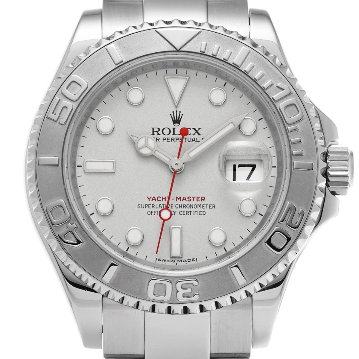 ロレックス ヨットマスター ロレジウム 16622 グレー メンズ 時計 【中古】【wristwatch】