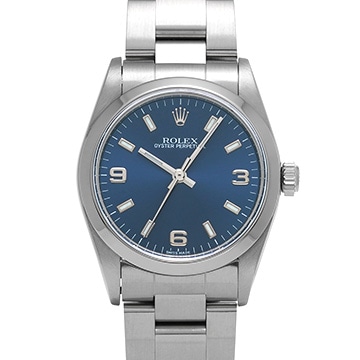 ロレックス オイスターパーペチュアル 77080 ブルー ユニセックス 時計 【中古】【wristwatch】