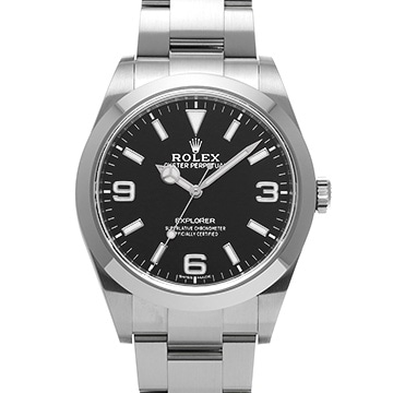 ロレックス エクスプローラー 214270 ブラック メンズ 時計 【中古】【wristwatch】