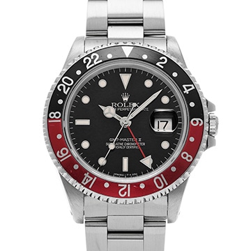 ロレックス GMTマスターII 16710 ブラック メンズ 時計 【中古】【wristwatch】