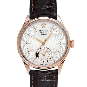 ロレックス チェリーニ デュアルタイム 50525 シルバー メンズ 時計 【中古】【wristwatch】