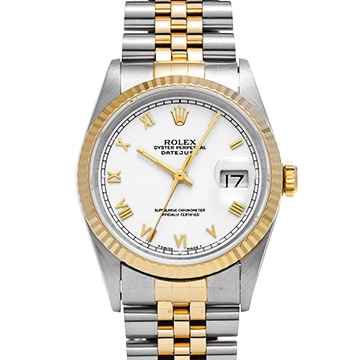 ロレックス デイトジャスト 16233 ホワイト メンズ 時計 【中古】【wristwatch】