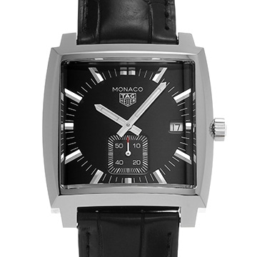 タグ ホイヤー モナコ クォーツ WAW131A.FC6177 ブラックラッカー ユニセックス 時計 【中古】【wristwatch】