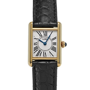 カルティエ マストタンク ヴェルメイユ SM W1005554 シルバー レディース 時計 【中古】【wristwatch】