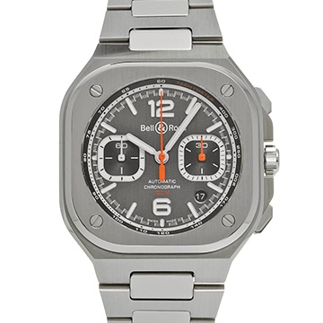 ベル＆ロス BR 05 クロノスポーツ スチール BR05C-SP-ST/SST グレー メンズ 時計 【中古】【wristwatch】