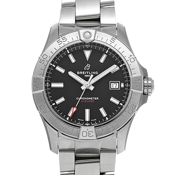 ブライトリング アベンジャー オートマチック 42 A17328101B1A1 ブラック メンズ 時計 【中古】【wristwatch】