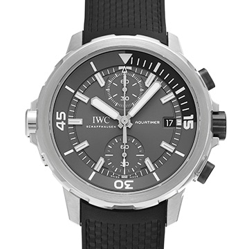 IWC アクアタイマー クロノグラフ シャーク 500本限定 IW379506 グレー メンズ 時計 【中古】【wristwatch】