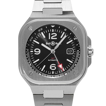 ベル＆ロス BR 05 ブラックスチール BR05G-BL-ST/SST ブラック メンズ 時計 【中古】【wristwatch】