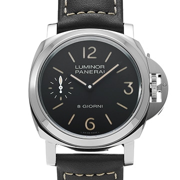 パネライ ルミノール ベース 8デイズ PAM00915 ブラック メンズ 時計 【中古】【wristwatch】