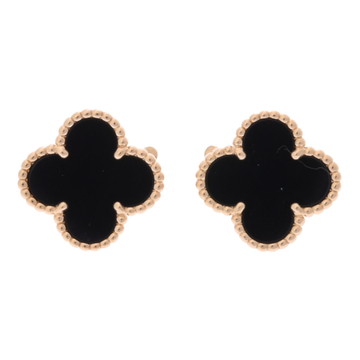 ヴァン クリーフ&アーペル ヴィンテージアルハンブラ イヤリング ゴールド K18イエローゴールド YG レディース ジュエリー 【中古】【jewelry】